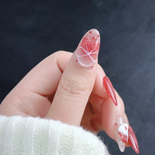 Load image into Gallery viewer, Handmade custom nail art wears nail flashes and high-quality fake nails(241296)