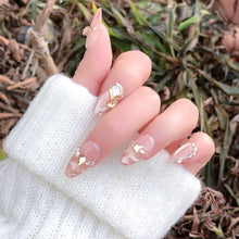 Load image into Gallery viewer, Handmade custom nail art wears nail flashes and high-quality fake nails(241299)