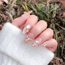 Load image into Gallery viewer, Handmade custom nail art wears nail flashes and high-quality fake nails(241299)