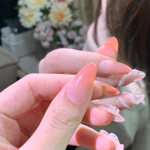 Load image into Gallery viewer, Handmade custom nail art wears nail flashes and high-quality fake nails(19572)