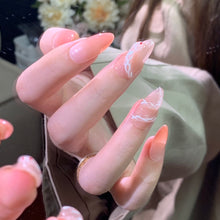 Load image into Gallery viewer, Handmade custom nail art wears nail flashes and high-quality fake nails(19572)