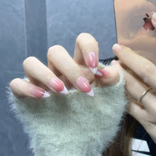 Load image into Gallery viewer, Handmade custom nail art wears nail flashes and high-quality fake nails(19434)