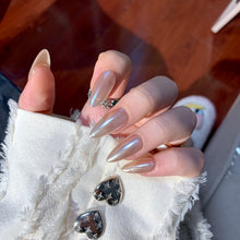 Load image into Gallery viewer, Handmade custom nail art wears nail flashes and high-quality fake nails(19288)