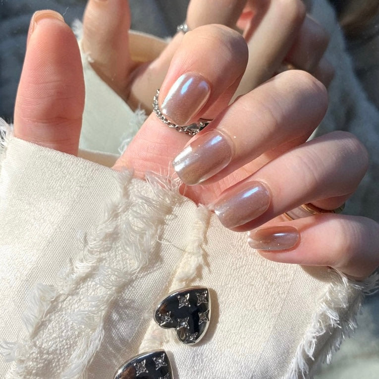 Handmade custom nail art wears nail flashes and high-quality fake nails(19288)