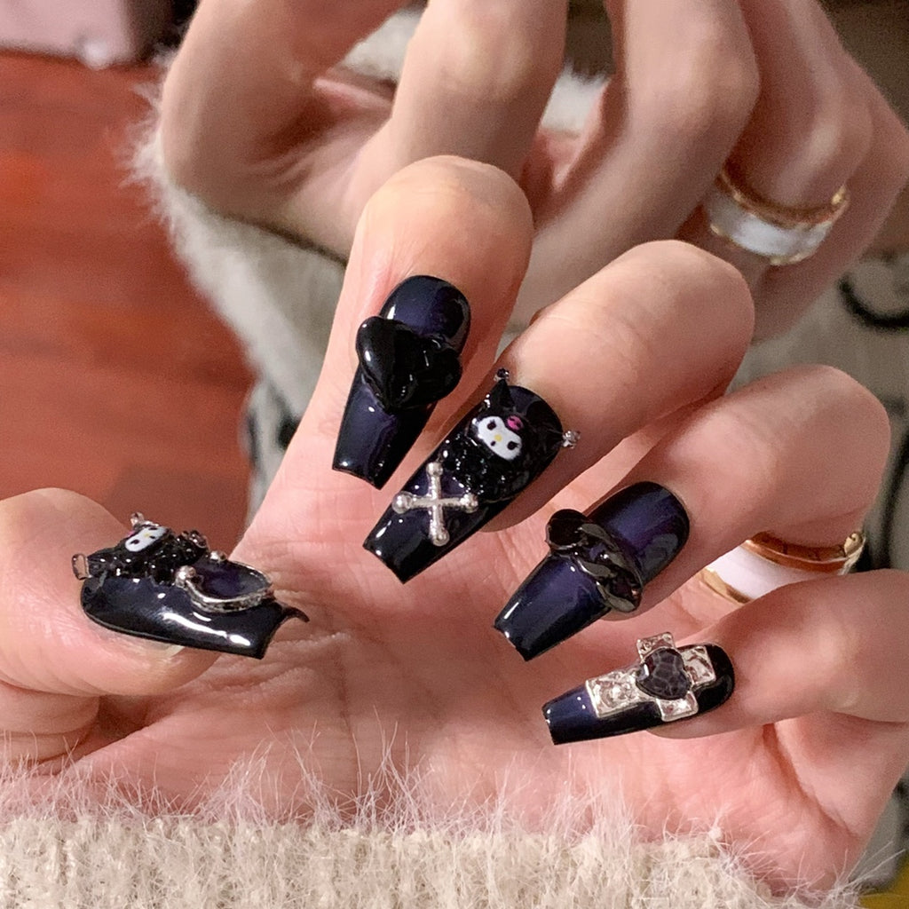 Handmade custom nail art wears nail flashes and high-quality fake nails(29130)