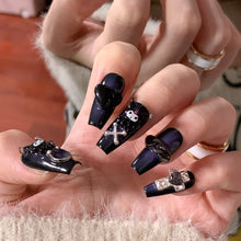 Load image into Gallery viewer, Handmade custom nail art wears nail flashes and high-quality fake nails(29130)