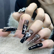 Load image into Gallery viewer, Handmade custom nail art wears nail flashes and high-quality fake nails(29127)