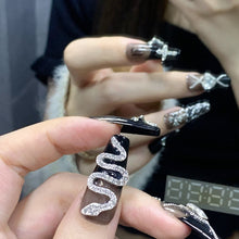 Load image into Gallery viewer, Handmade custom nail art wears nail flashes and high-quality fake nails(29127)