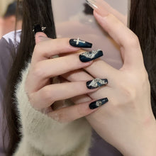 Load image into Gallery viewer, Handmade custom nail art wears nail flashes and high-quality fake nails（29160）