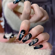Load image into Gallery viewer, Handmade custom nail art wears nail flashes and high-quality fake nails（29160）