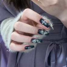 Load image into Gallery viewer, Handmade custom nail art wears nail flashes and high-quality fake nails（29160）