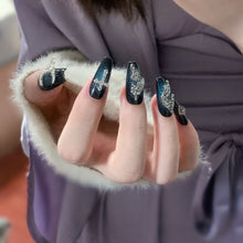 Load image into Gallery viewer, Handmade custom nail art wears nail flashes and high-quality fake nails（29160）