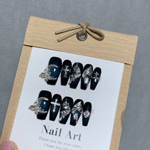 Load image into Gallery viewer, Handmade custom nail art wears nail flashes and high-quality fake nails（29160）