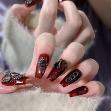 Load image into Gallery viewer, Handmade custom nail art wears nail flashes and high-quality fake nails(29163)