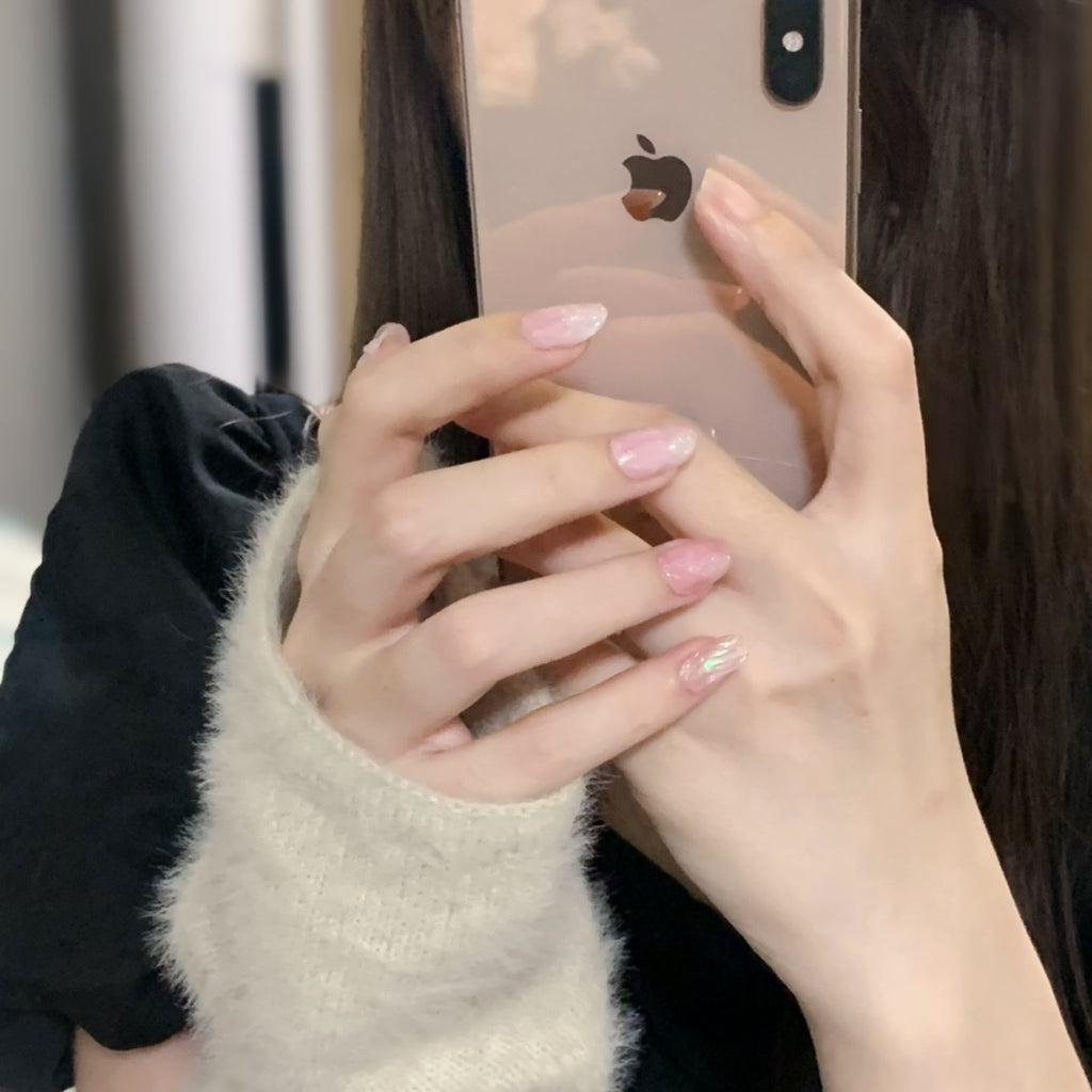 Handmade custom nail art wears nail flashes and high-quality fake nails(29168)