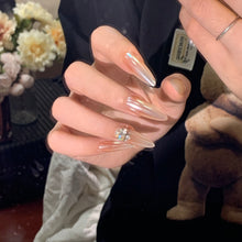 Load image into Gallery viewer, Handmade custom nail art wears nail flashes and high-quality fake nails(29180)
