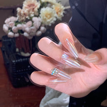 Load image into Gallery viewer, Handmade custom nail art wears nail flashes and high-quality fake nails(29180)