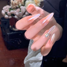 Load image into Gallery viewer, Handmade custom nail art wears nail flashes and high-quality fake nails(29180)