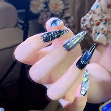 Load image into Gallery viewer, Handmade custom nail art wears nail flashes and high-quality fake nails(29190)