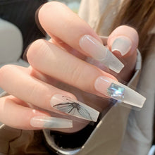 Load image into Gallery viewer, Handmade custom nail art wears nail flashes and high-quality fake nails(29214)