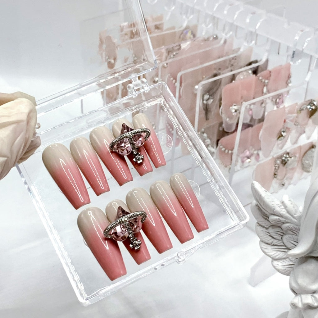 Handmade custom nail art wears nail flashes and high-quality fake nails(29235)