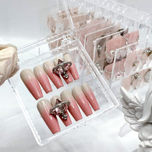 Load image into Gallery viewer, Handmade custom nail art wears nail flashes and high-quality fake nails(29235)