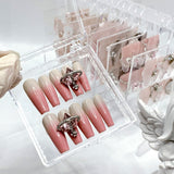 Handmade custom nail art wears nail flashes and high-quality fake nails(29235)