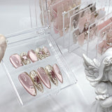 Handmade custom nail art wears nail flashes and high-quality fake nails(29237)