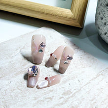 Load image into Gallery viewer, Handmade custom nail art wears nail flashes and high-quality fake nails(29498)