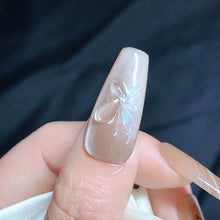 Load image into Gallery viewer, Handmade custom nail art wears nail flashes and high-quality fake nails(29532)