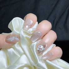 Load image into Gallery viewer, Handmade custom nail art wears nail flashes and high-quality fake nails(29531)