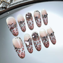 Load image into Gallery viewer, Handmade custom nail art wears nail flashes and high-quality fake nails(29529)