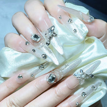 Load image into Gallery viewer, Handmade custom nail art wears nail flashes and high-quality fake nails(29524)