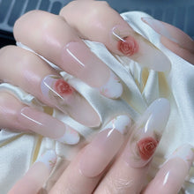 Load image into Gallery viewer, Handmade custom nail art wears nail flashes and high-quality fake nails(29521)