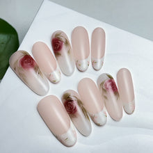 Load image into Gallery viewer, Handmade custom nail art wears nail flashes and high-quality fake nails(29521)