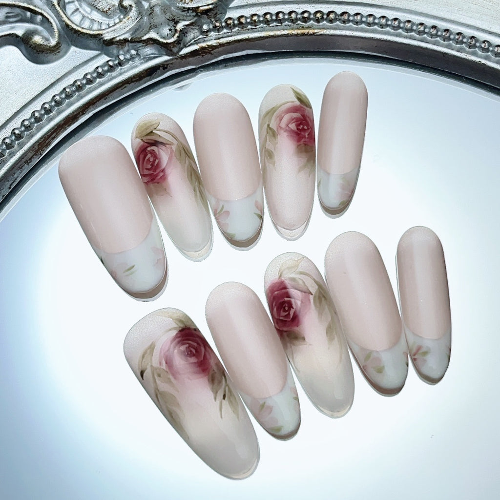 Handmade custom nail art wears nail flashes and high-quality fake nails(29521)