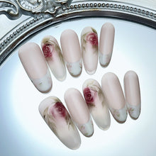 Load image into Gallery viewer, Handmade custom nail art wears nail flashes and high-quality fake nails(29521)