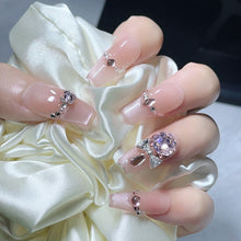 Load image into Gallery viewer, Handmade custom nail art wears nail flashes and high-quality fake nails(29512)
