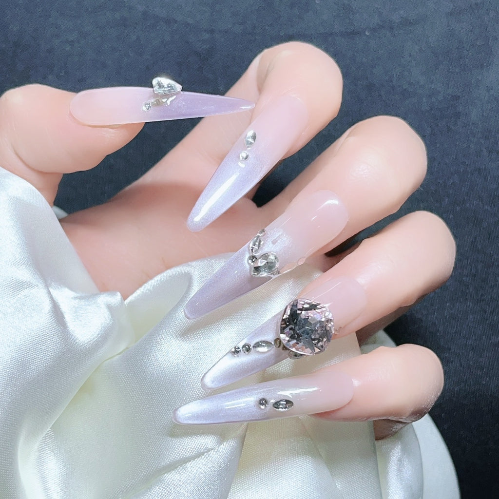 Handmade custom nail art wears nail flashes and high-quality fake nails（3291）