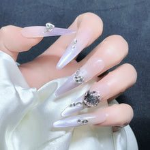 Load image into Gallery viewer, Handmade custom nail art wears nail flashes and high-quality fake nails（3291）