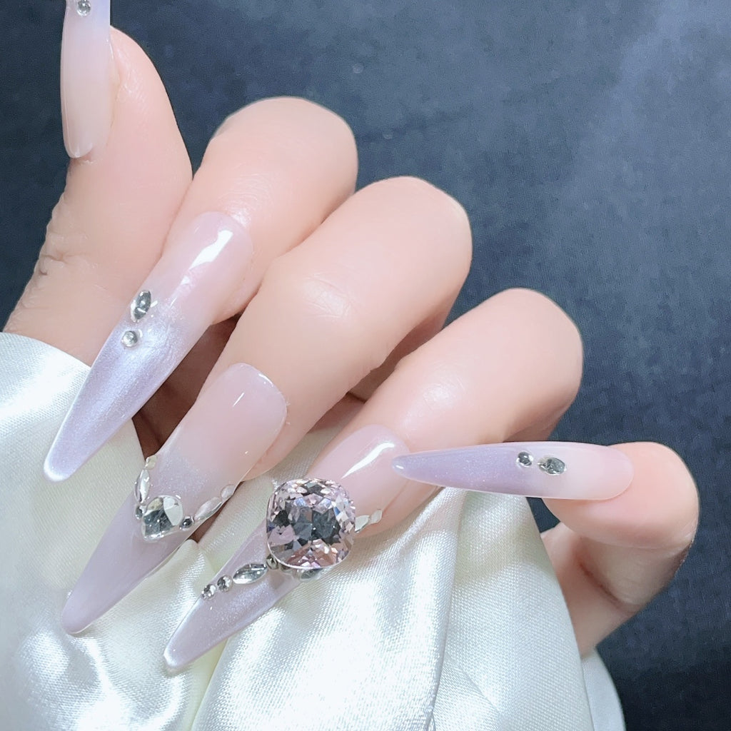 Handmade custom nail art wears nail flashes and high-quality fake nails（3291）