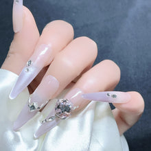 Load image into Gallery viewer, Handmade custom nail art wears nail flashes and high-quality fake nails（3291）