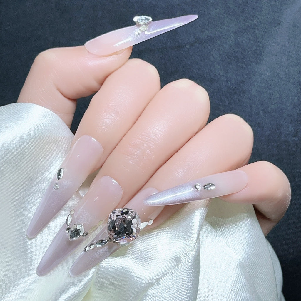 Handmade custom nail art wears nail flashes and high-quality fake nails（3291）