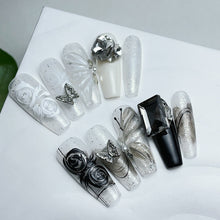 Load image into Gallery viewer, Handmade custom nail art wears nail flashes and high-quality fake nails(3290)