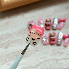 Load image into Gallery viewer, Handmade custom nail art wears nail flashes and high-quality fake nails(3284)