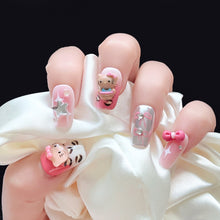 Load image into Gallery viewer, Handmade custom nail art wears nail flashes and high-quality fake nails(3284)