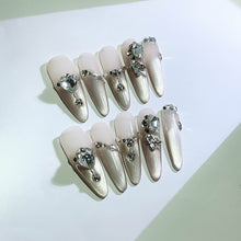 Load image into Gallery viewer, Handmade custom nail art wears nail flashes and high-quality fake nails(3283)