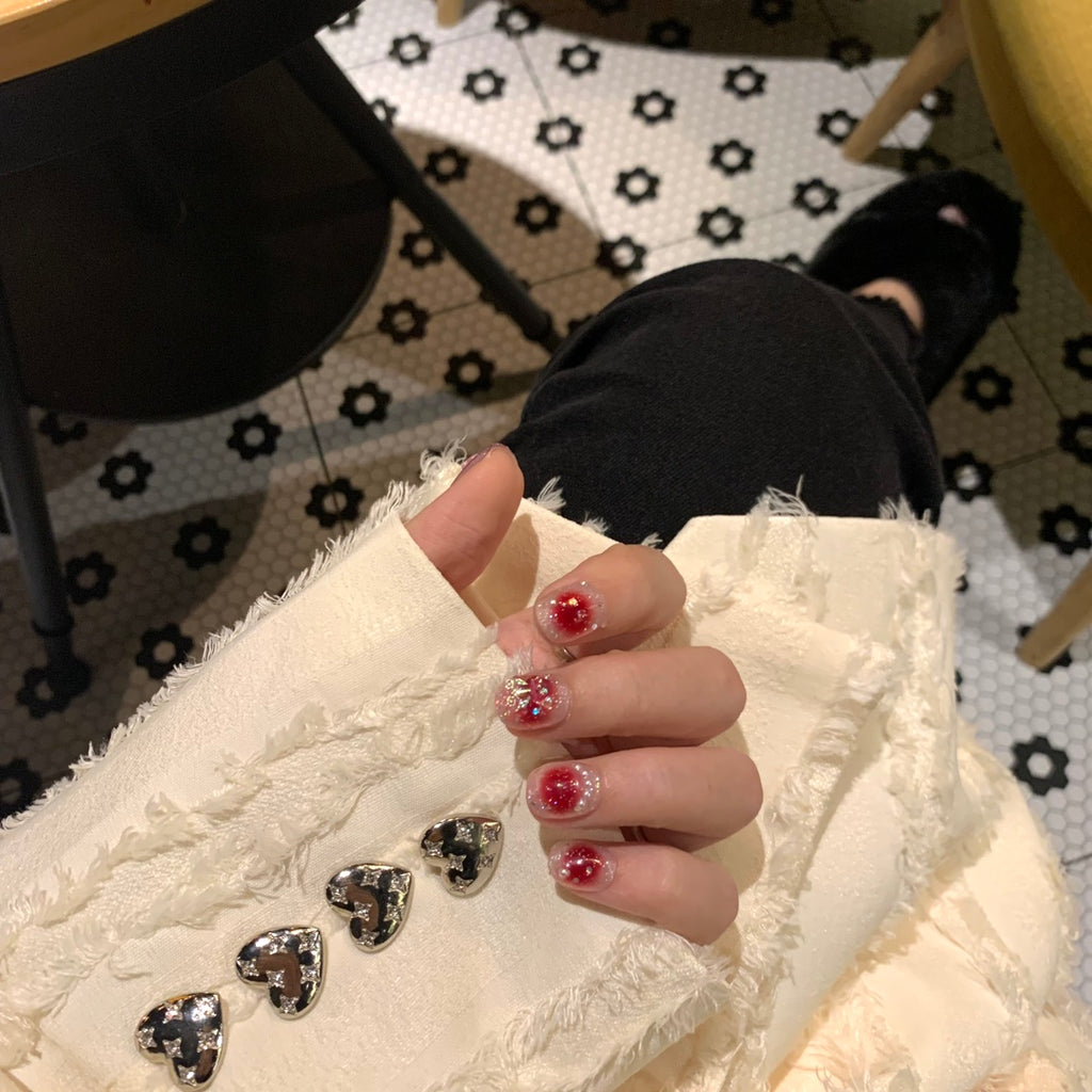 Handmade custom nail art wears nail flashes and high-quality fake nails(1623)