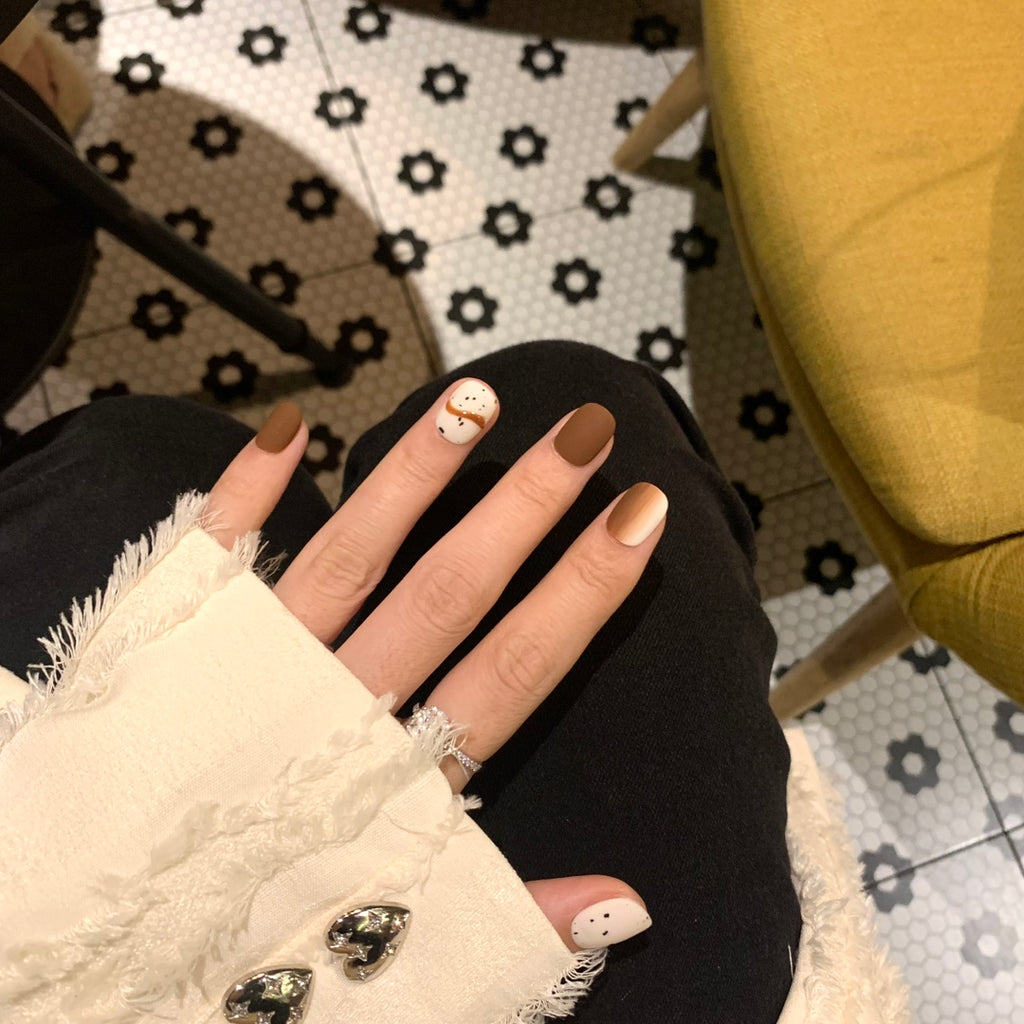 Handmade custom nail art wears nail flashes and high-quality fake nails(1684)