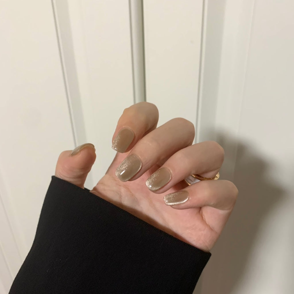 Handmade custom nail art wears nail flashes and high-quality fake nails(16112)
